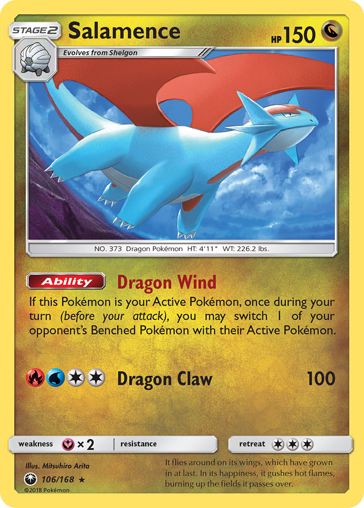 Salamence (106/168) [Sun & Moon: Celestial Storm] | Good Games Adelaide SA