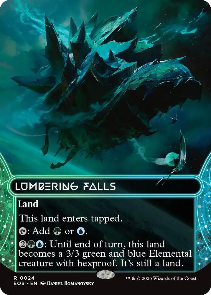 Lumbering Falls  24/0 (Edge of Eternities: Stellar Sights)  - Borderless | Good Games Adelaide SA