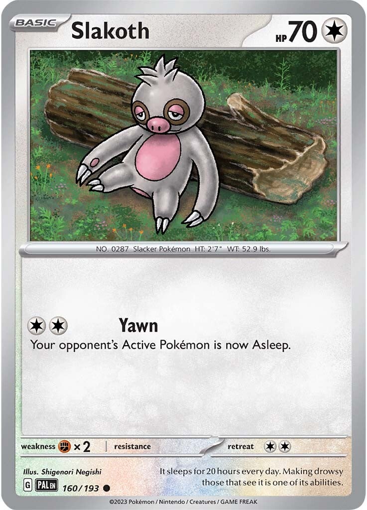 Slakoth (160/193) [Scarlet & Violet: Paldea Evolved] | Good Games Adelaide SA