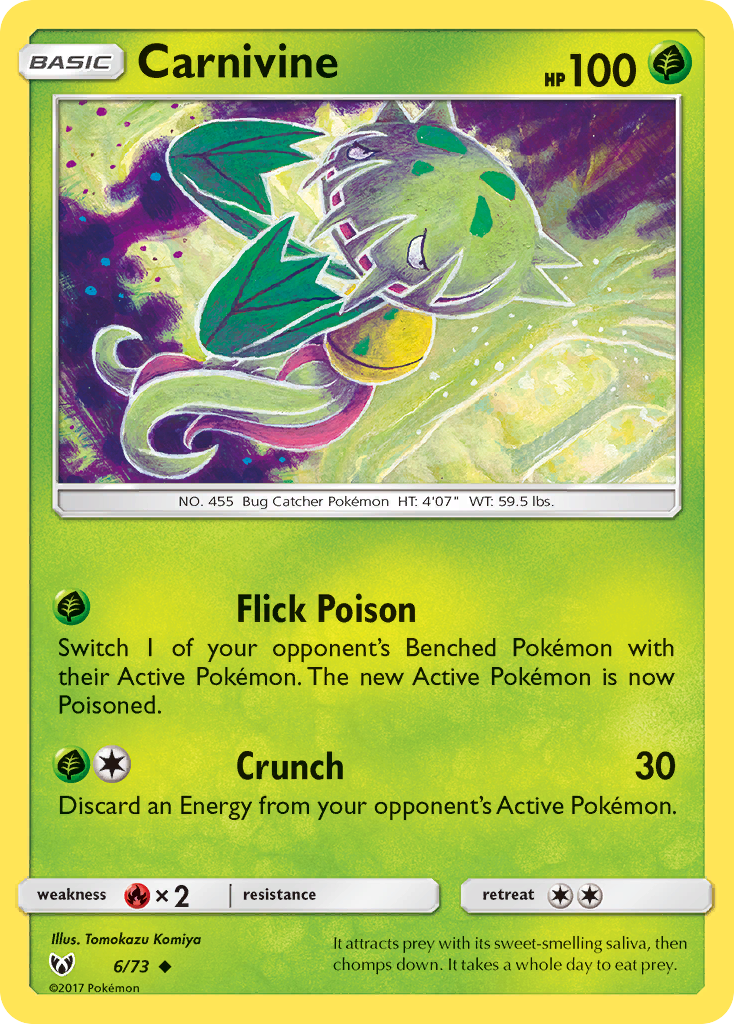 Carnivine (6/73) [Sun & Moon: Shining Legends] | Good Games Adelaide SA