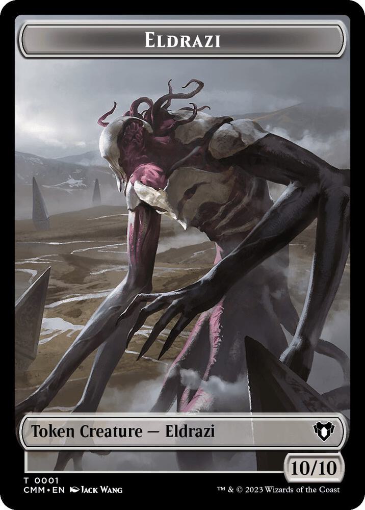 Eldrazi Phyrexian Myr Double Sided Token 1 // 44 (Commander Masters)  - Foil | Good Games Adelaide SA