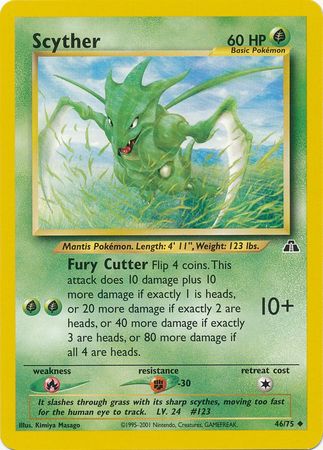 Scyther (46/75) [Neo Discovery Unlimited] | Good Games Adelaide SA