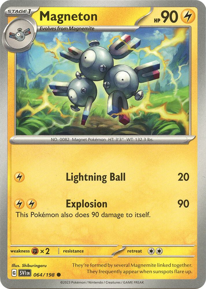 Magneton 064/198 (SV01: Scarlet & Violet Base Set)  | Good Games Adelaide SA