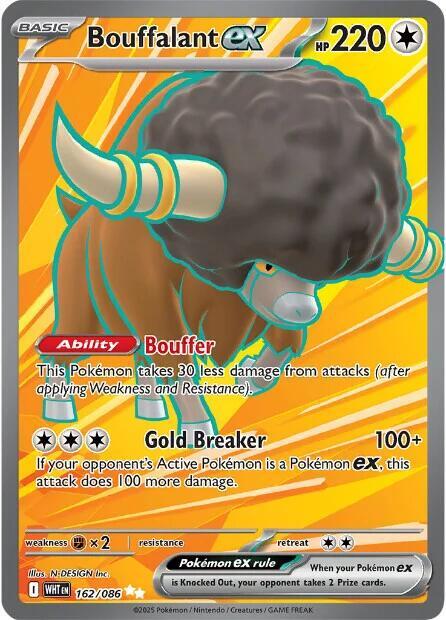 Bouffalant ex 162/086 162/086 (SV: White Flare)  - Holofoil | Good Games Adelaide SA