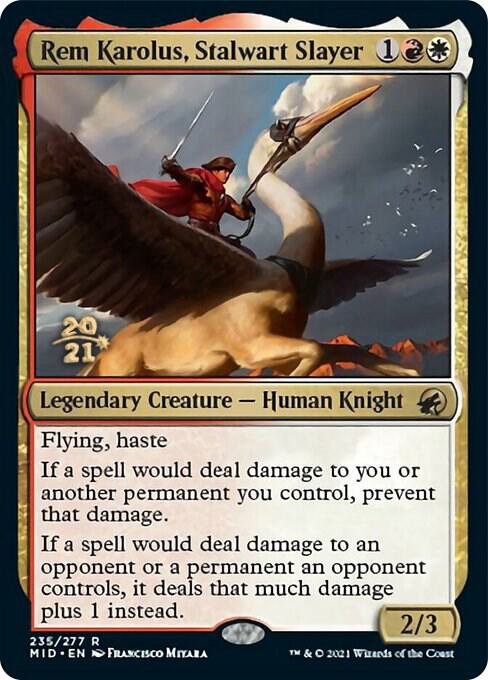 Rem Karolus Stalwart Slayer 235 (Prerelease Cards)  - Foil | Good Games Adelaide SA