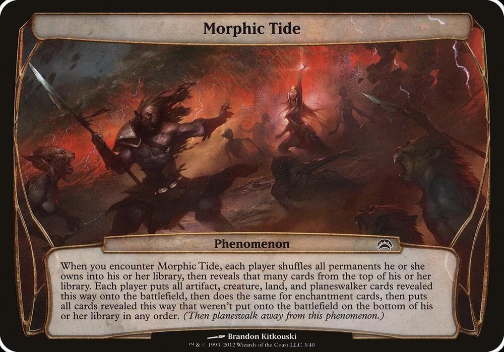 Morphic Tide Planechase 2012 3 (Oversize Cards)  | Good Games Adelaide SA