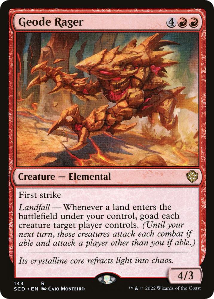 Geode Rager 144 (Starter Commander Decks)  | Good Games Adelaide SA