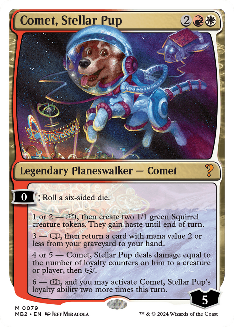 Comet, Stellar Pup [Mystery Booster 2] | Good Games Adelaide SA