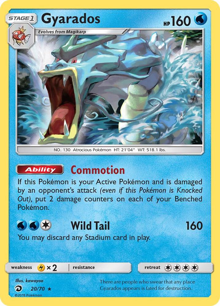 Gyarados 20/70 (Dragon Majesty)  - Holofoil | Good Games Adelaide SA