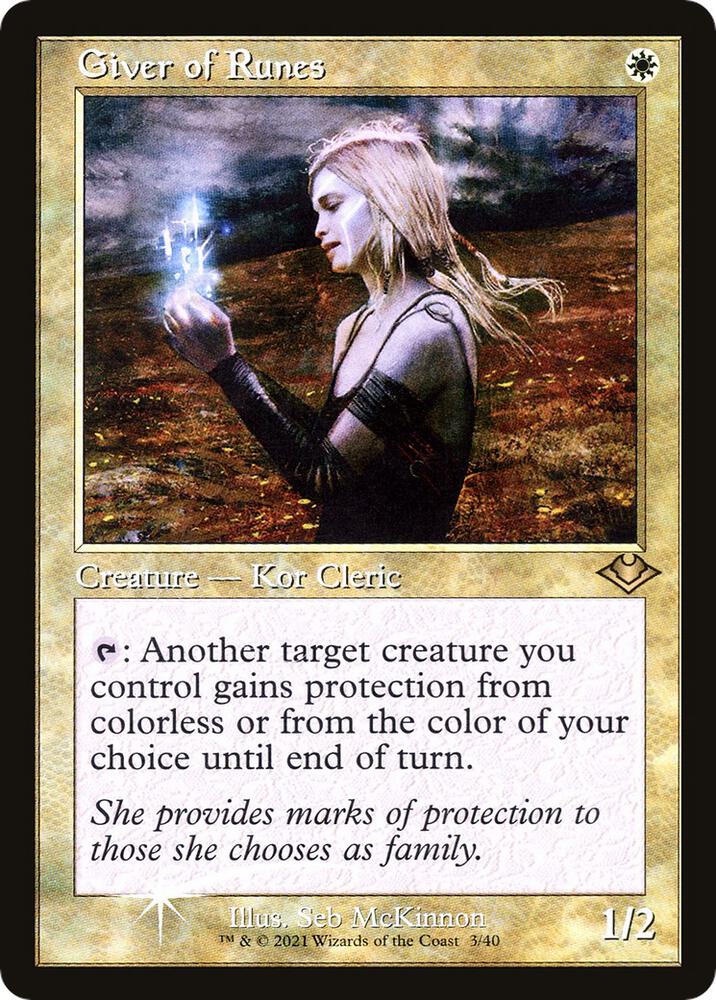 Giver of Runes 3 (Modern Horizons)  - Foil | Good Games Adelaide SA