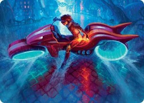 Chandra Spark Hunter Art Card 20 (Art Series: Aetherdrift)  | Good Games Adelaide SA