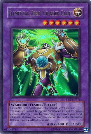 Elemental Hero Thunder Giant [DR3-EN216] Ultra Rare | Good Games Adelaide SA