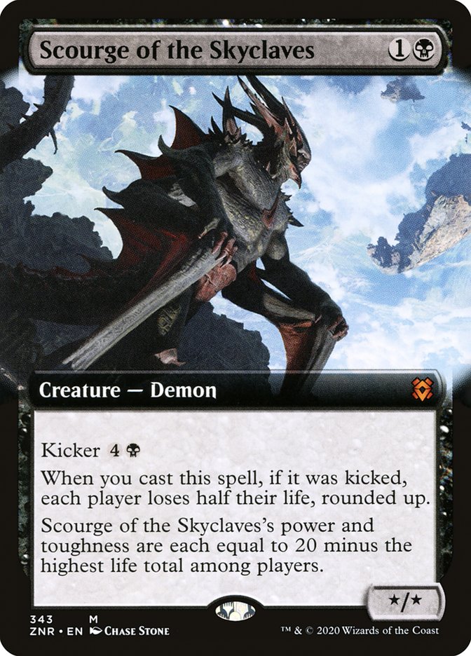 Scourge of the Skyclaves (Extended Art) [Zendikar Rising] | Good Games Adelaide SA
