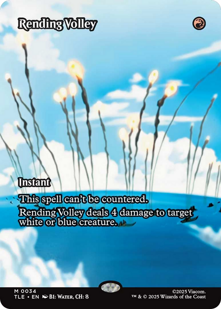 Rending Volley (Borderless) [Avatar: The Last Airbender: Eternal-Legal] | Good Games Adelaide SA