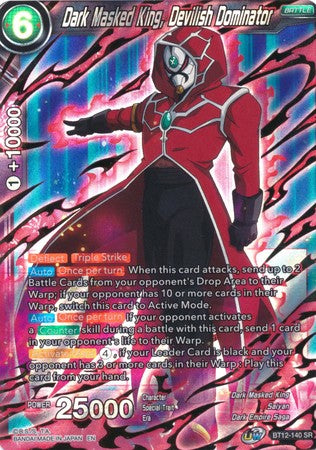 Dark Masked King, Devilish Dominator [BT12-140] | Good Games Adelaide SA