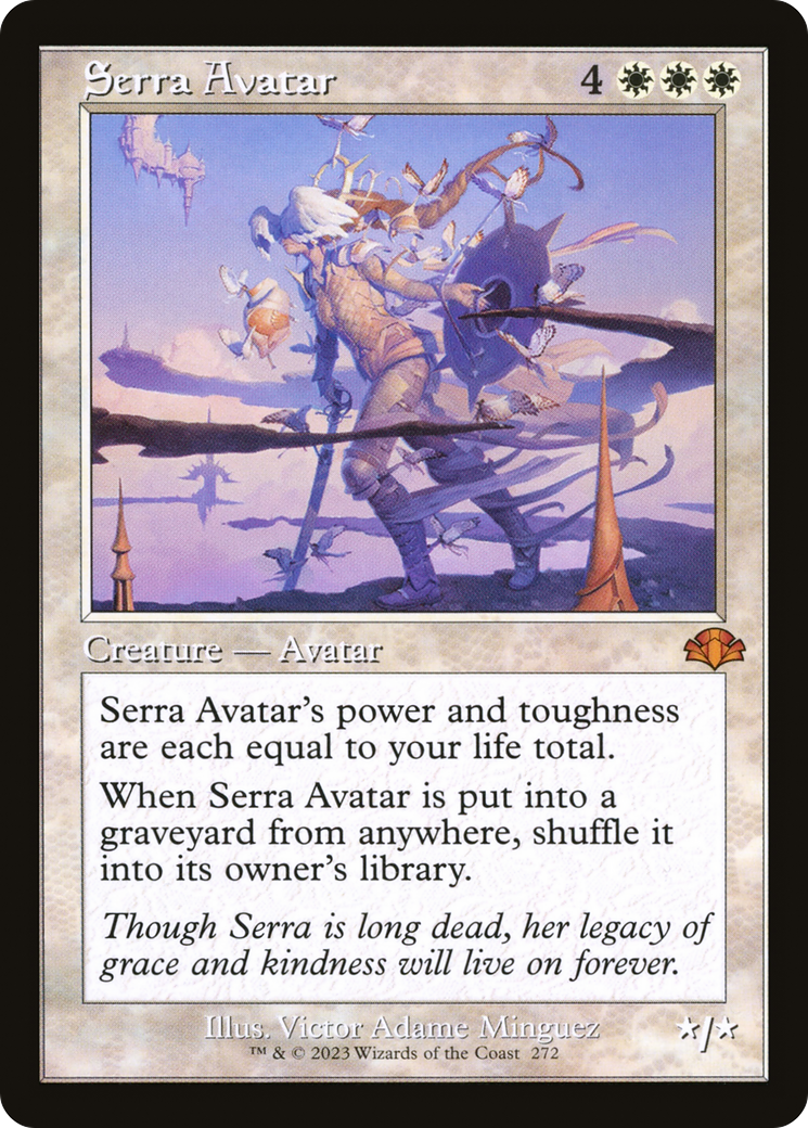 Serra Avatar (Retro) [Dominaria Remastered] | Good Games Adelaide SA