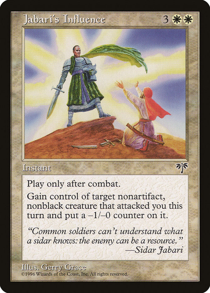 Jabari's Influence  (Mirage)  | Good Games Adelaide SA
