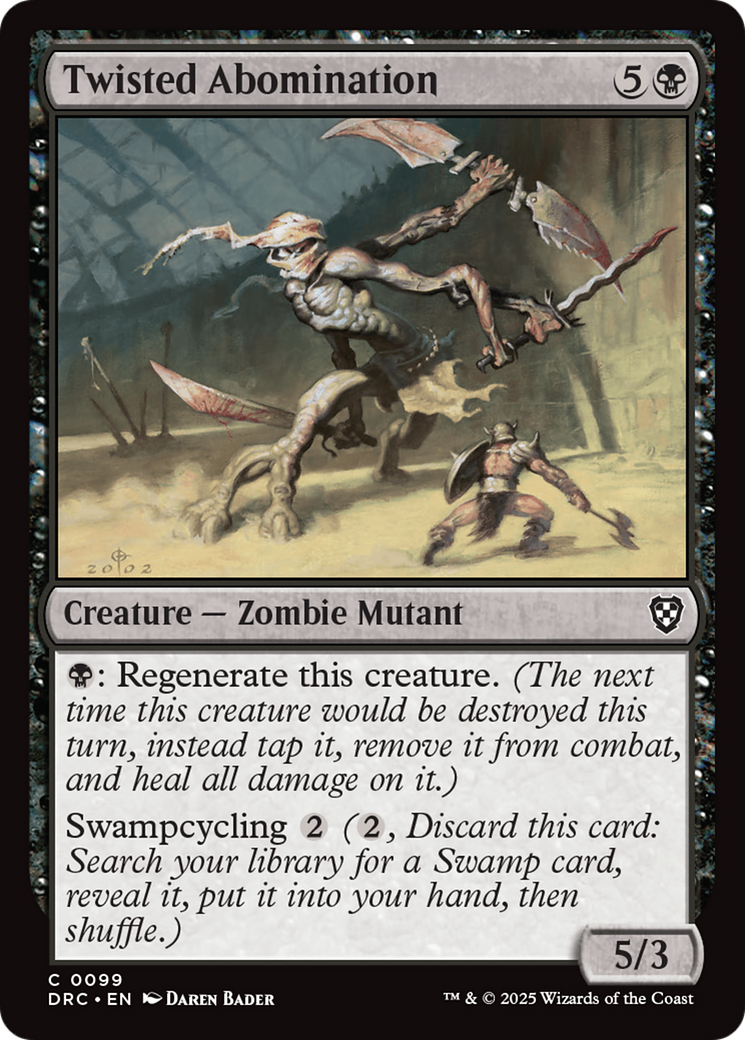Twisted Abomination [Aetherdrift Commander] | Good Games Adelaide SA
