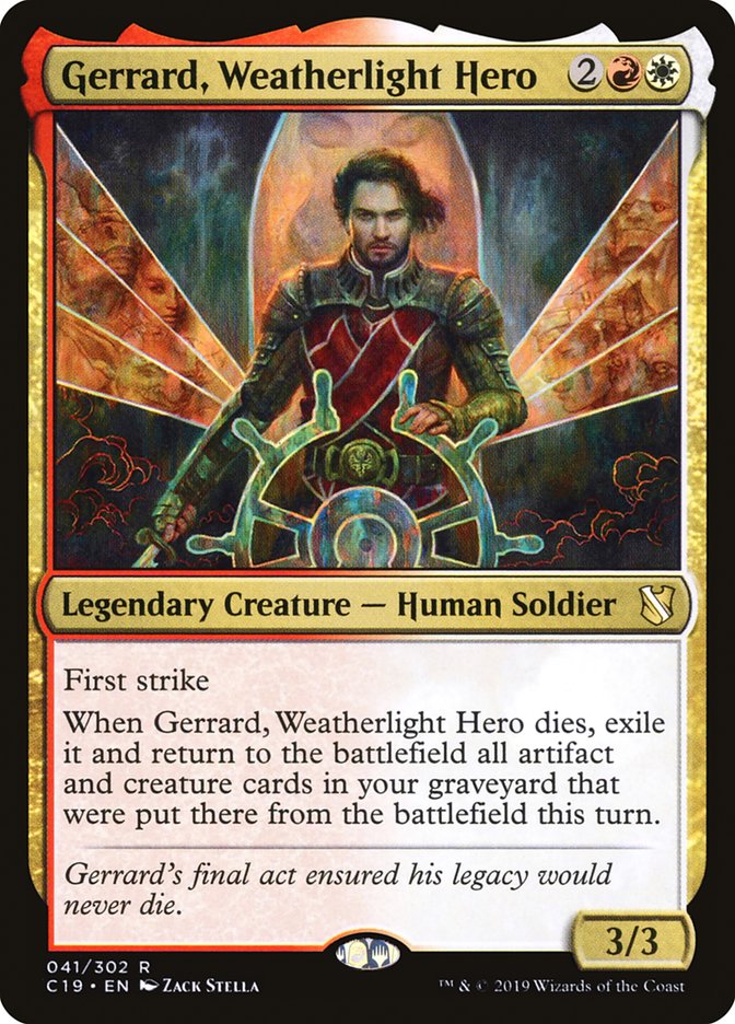 Gerrard Weatherlight Hero 41 (Commander 2019)  | Good Games Adelaide SA
