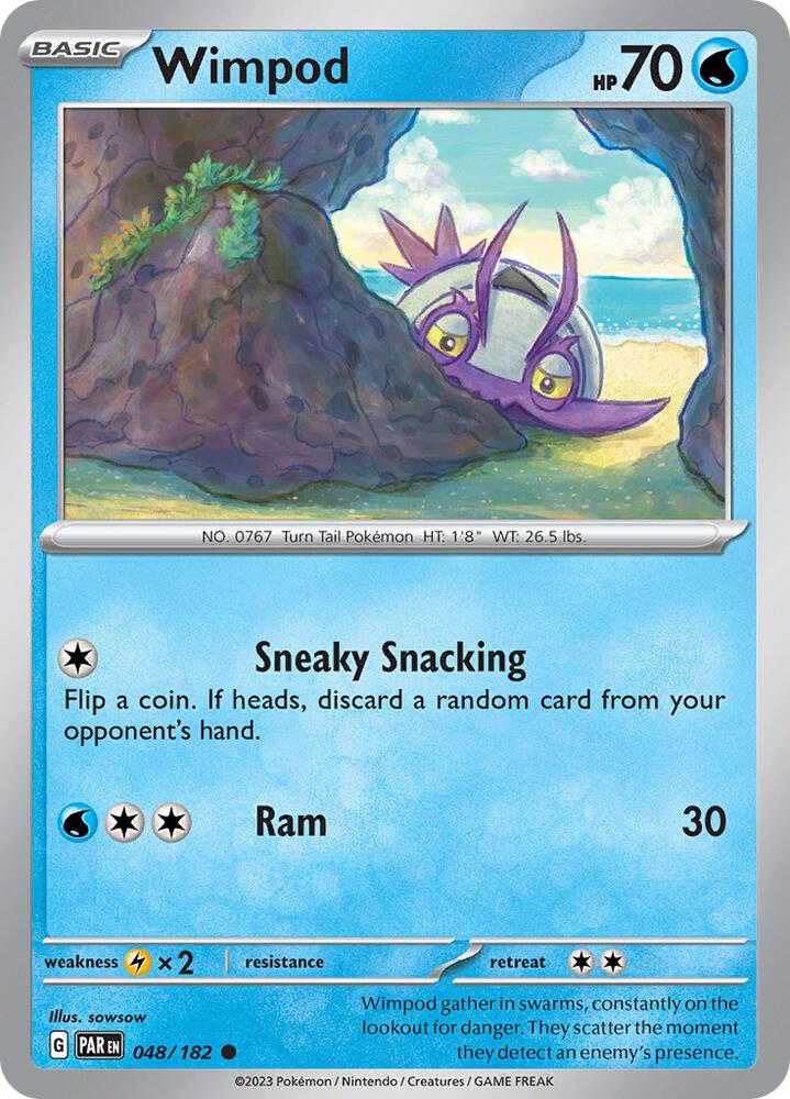Wimpod 048 182 048/182 (SV04: Paradox Rift)  - Reverse Holofoil | Good Games Adelaide SA
