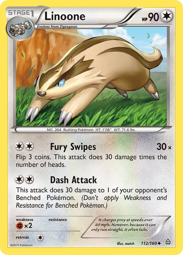 Linoone 112/160 (XY - Primal Clash)  | Good Games Adelaide SA