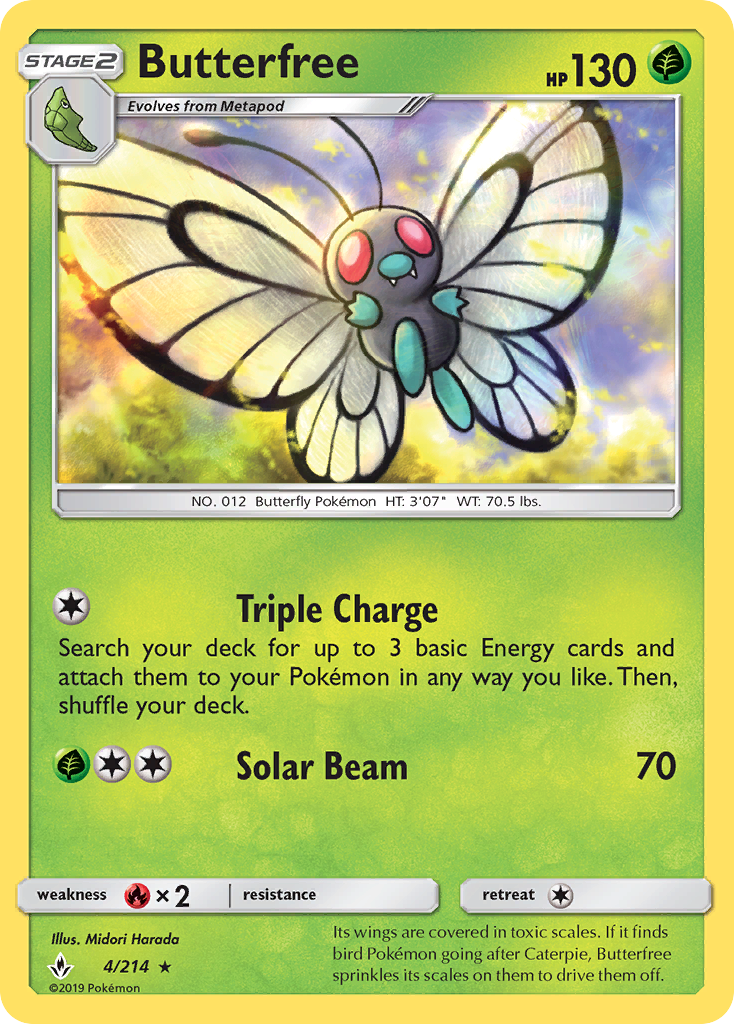 Butterfree (4/214) [Sun & Moon: Unbroken Bonds] | Good Games Adelaide SA