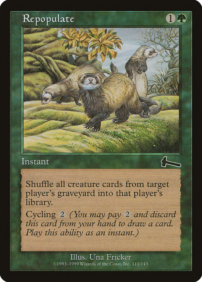Repopulate 111 (Urza's Legacy)  - Foil | Good Games Adelaide SA