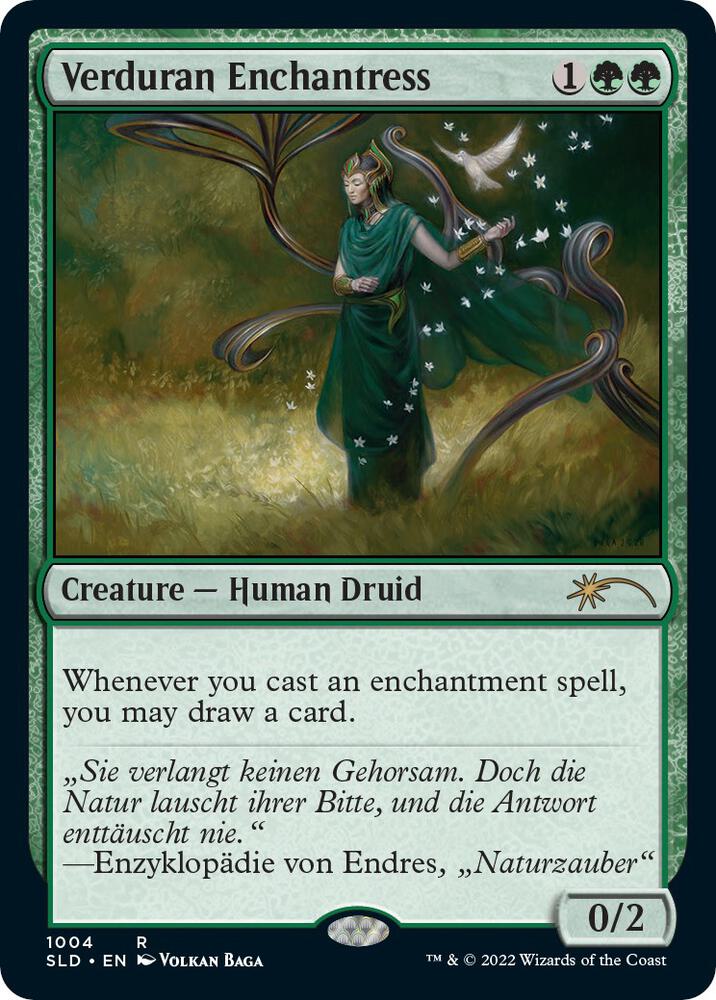 Verduran Enchantress 1004 (Secret Lair Drop Series)  - Foil | Good Games Adelaide SA