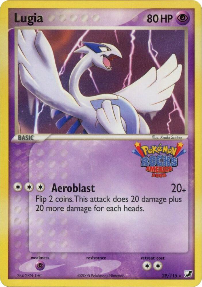 Lugia Pokemon Rocks America 029/115 (Miscellaneous Cards & Products)  | Good Games Adelaide SA