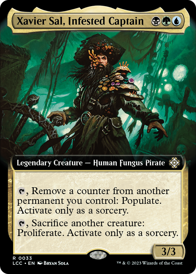 Xavier Sal, Infested Captain (Extended Art) [The Lost Caverns of Ixalan Commander] | Good Games Adelaide SA