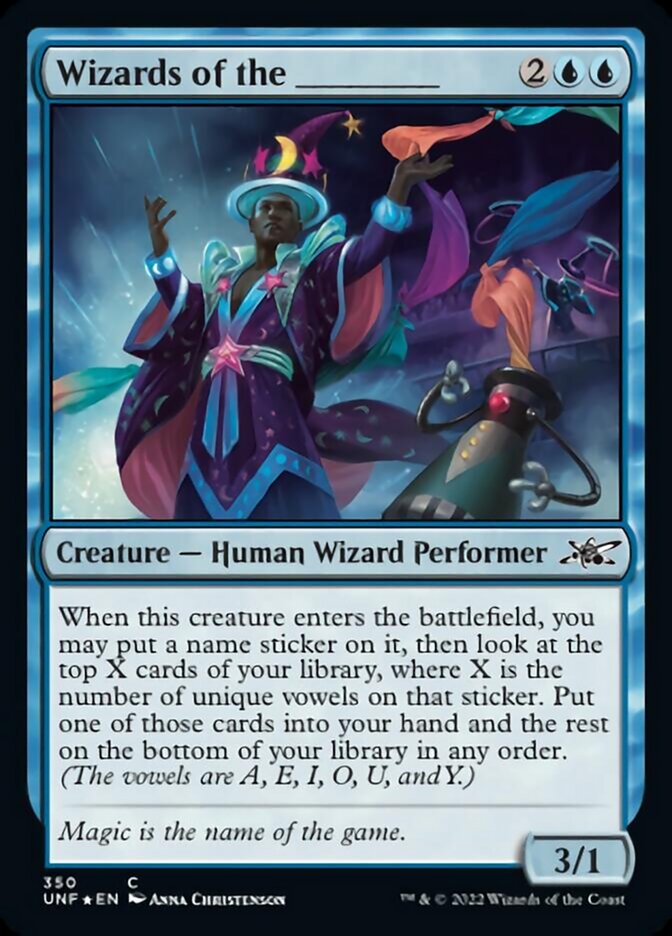 Wizards of the _____ (Galaxy Foil) [Unfinity] | Good Games Adelaide SA