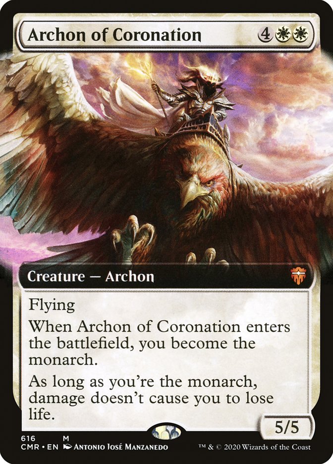 Archon of Coronation (Extended Art) [Commander Legends] | Good Games Adelaide SA