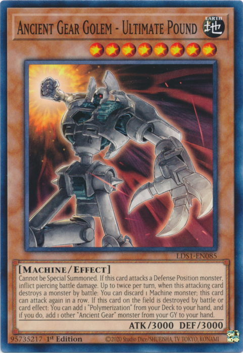 Ancient Gear Golem - Ultimate Pound [LDS1-EN085] Common | Good Games Adelaide SA