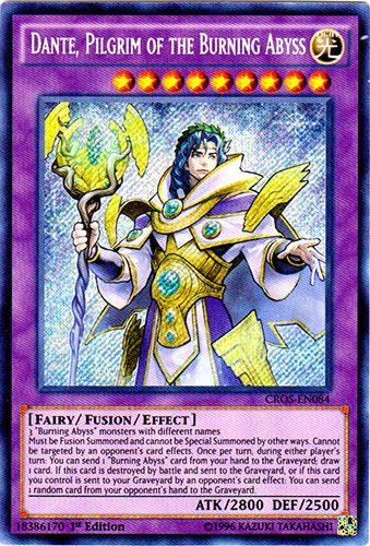 Dante, Pilgrim of the Burning Abyss [CROS-EN084] Secret Rare | Good Games Adelaide SA