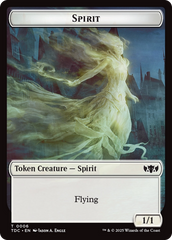 Angel // Spirit Double-Sided Token [Tarkir: Dragonstorm Commander Tokens] | Good Games Adelaide SA