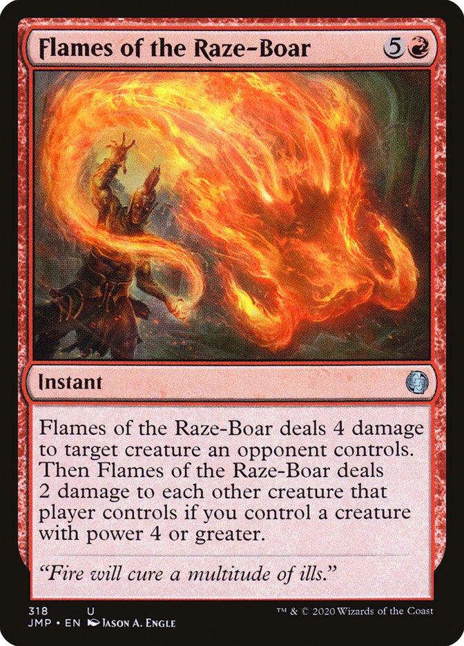 Flames of the Raze-Boar 318 (Jumpstart)  | Good Games Adelaide SA