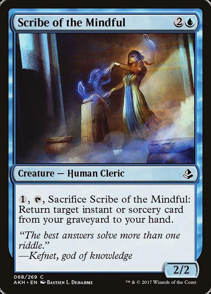 Scribe of the Mindful 68 (Amonkhet)  - Foil | Good Games Adelaide SA