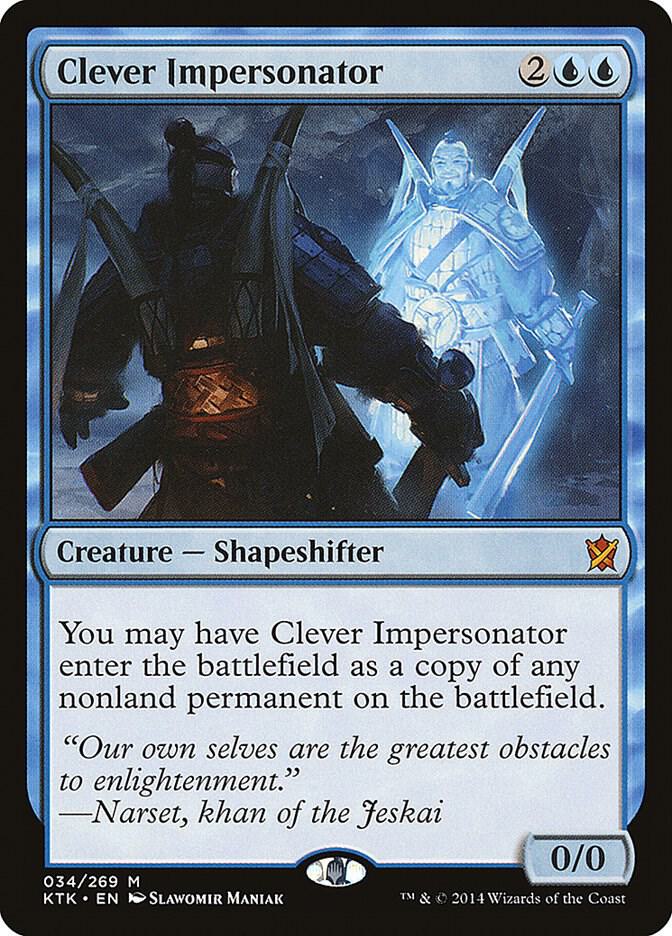 Clever Impersonator 34 (Khans of Tarkir)  - Foil | Good Games Adelaide SA