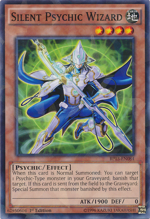 Silent Psychic Wizard [BP03-EN084] Shatterfoil Rare | Good Games Adelaide SA