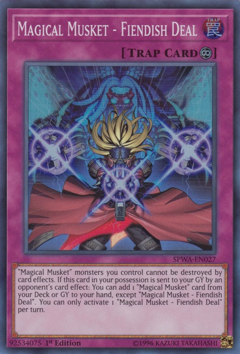 Magical Musket - Fiendish Deal [SPWA-EN027] Super Rare | Good Games Adelaide SA