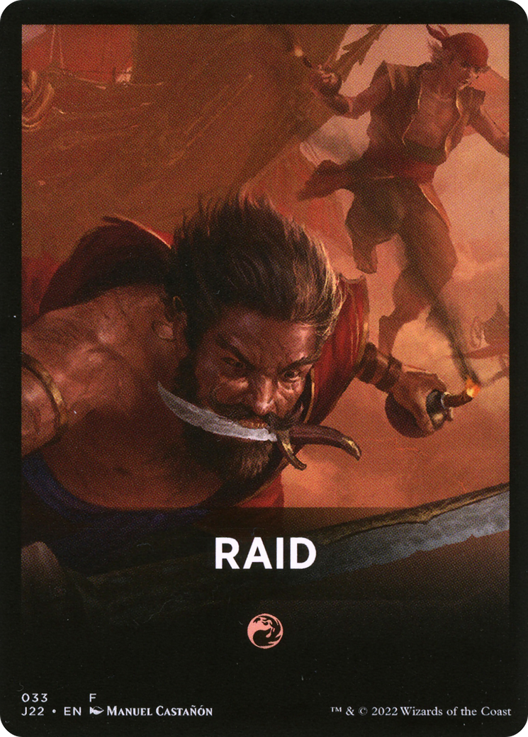 Raid Theme Card [Jumpstart 2022 Front Cards] | Good Games Adelaide SA