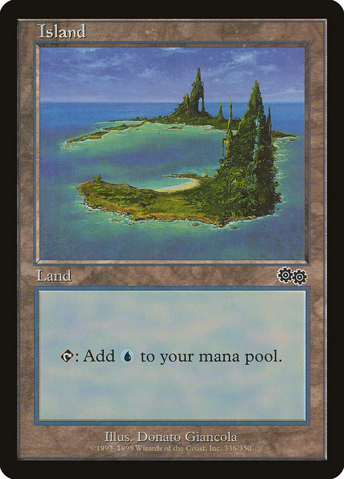 Island (336) [Urza's Saga] | Good Games Adelaide SA