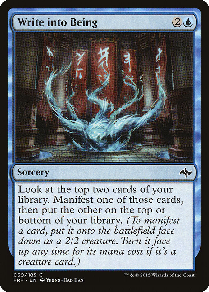 Write into Being 59 (Fate Reforged)  - Foil | Good Games Adelaide SA