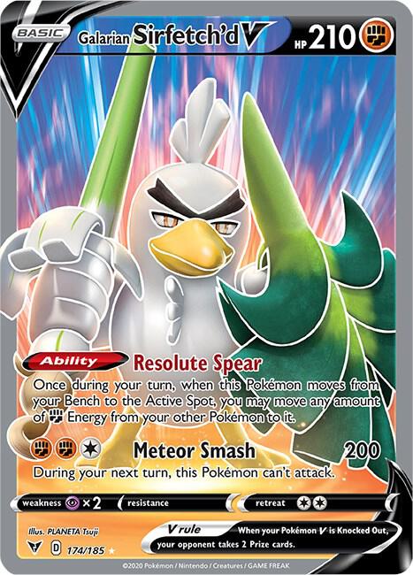 Galarian Sirfetch'd 174/185 (SWSH04: Vivid Voltage)  - Holofoil | Good Games Adelaide SA