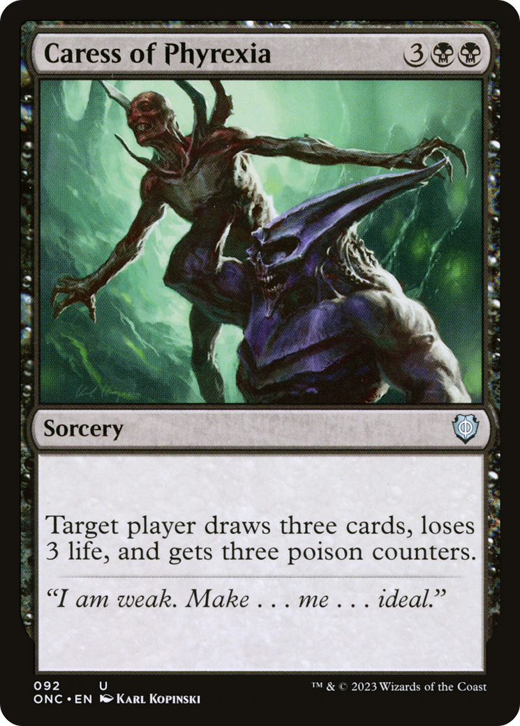 Caress of Phyrexia [Phyrexia: All Will Be One Commander] | Good Games Adelaide SA