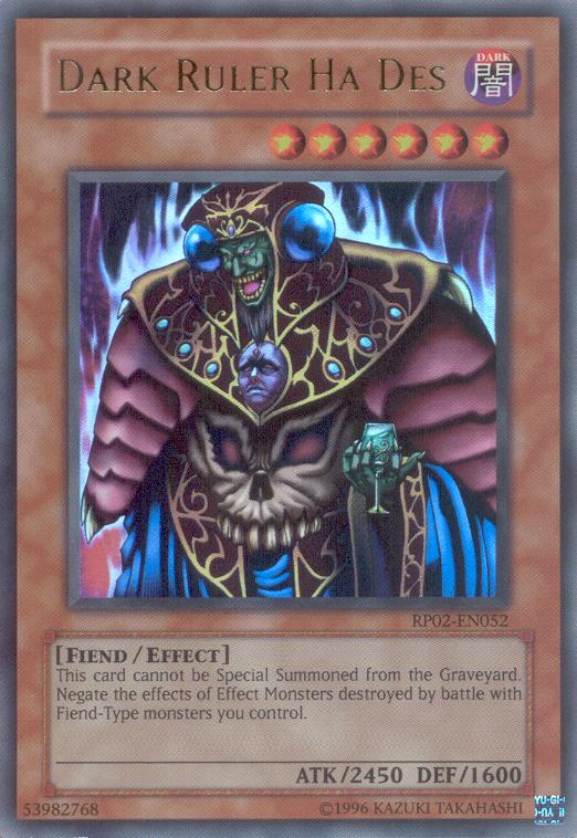 Dark Ruler Ha Des [RP02-EN052] Ultra Rare | Good Games Adelaide SA