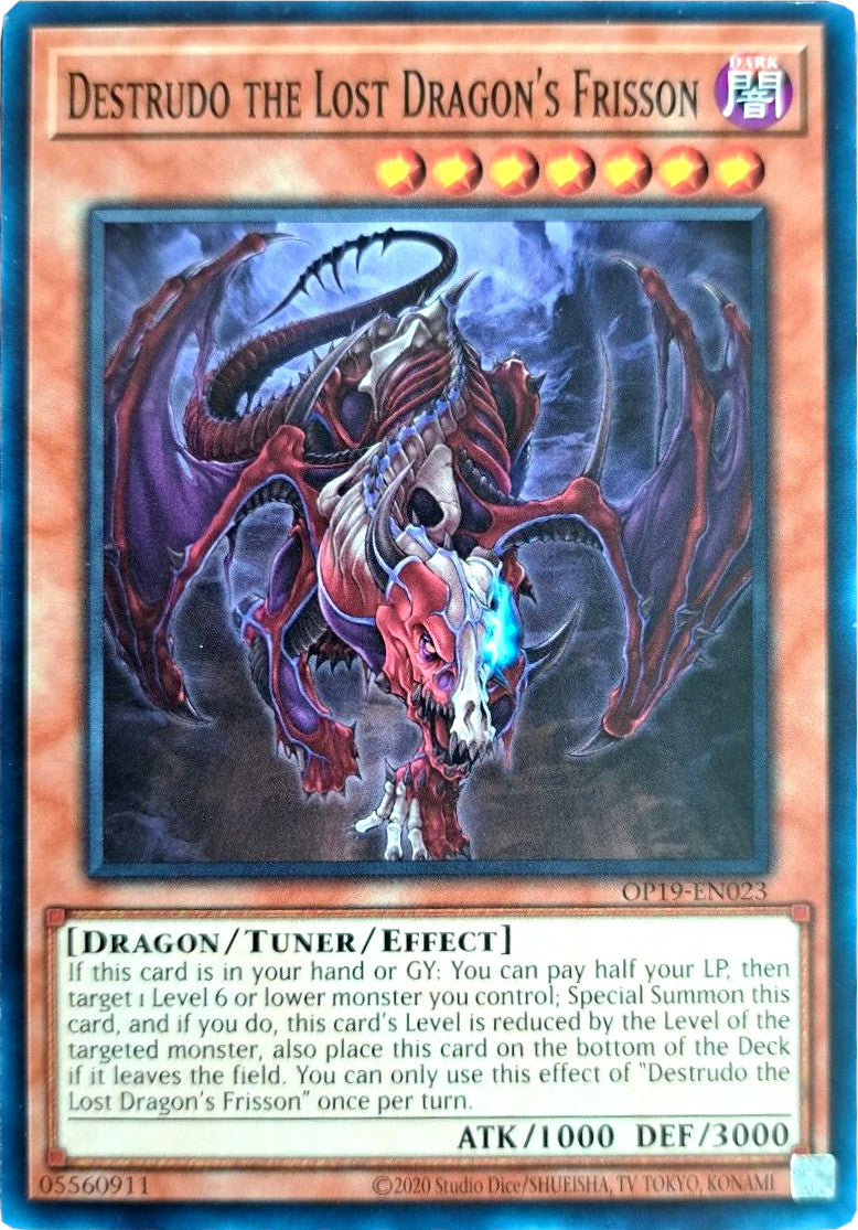 Destrudo the Lost Dragon's Frisson [OP19-EN023] Common | Good Games Adelaide SA