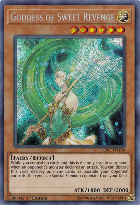 Goddess of Sweet Revenge [LCKC-EN106] Secret Rare | Good Games Adelaide SA