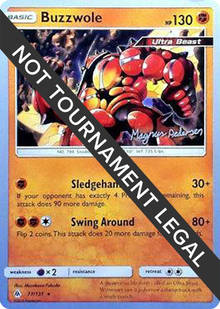 Buzzwole 2018 Magnus Pedersen 77/131 (World Championship Decks)  | Good Games Adelaide SA