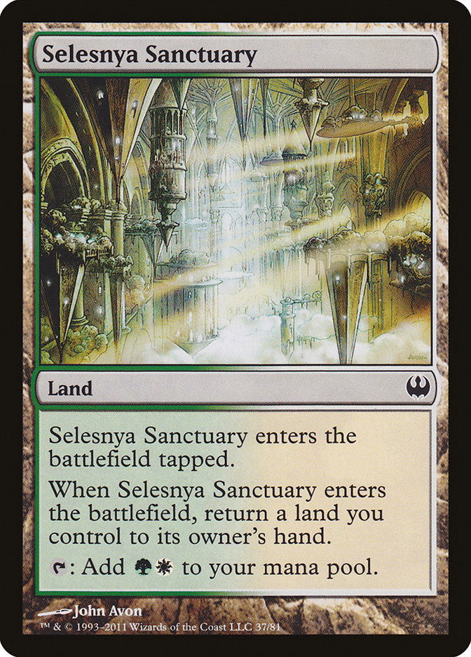 Selesnya Sanctuary [Duel Decks: Knights vs. Dragons] | Good Games Adelaide SA
